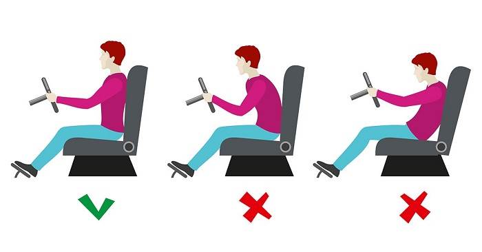 ارگونومی رانندگی: طرز صحیح نشستن در خودرو