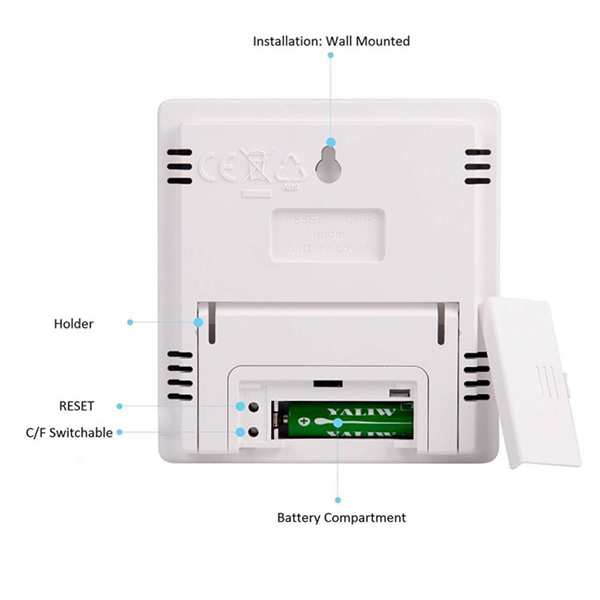 دماسنج و رطوبت سنج دیجیتالی - بازار پزشکی -