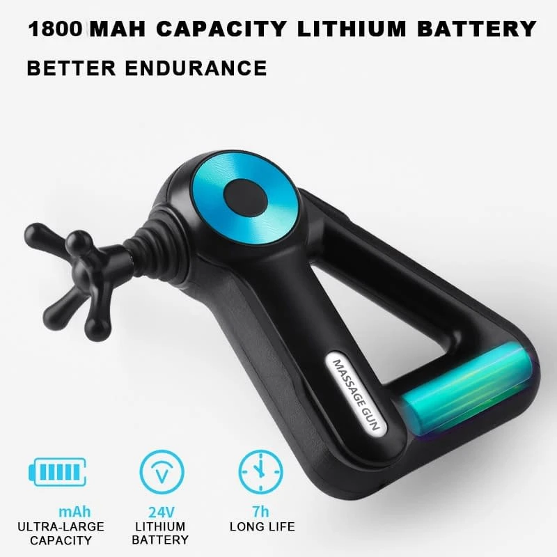 ماساژور تفنگی MASSAGE GUN 12 HEADS