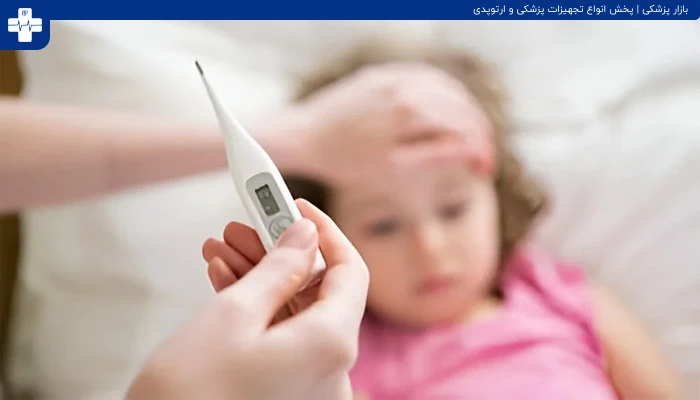 اندازه گیری تب با تب سنج دیجیتال