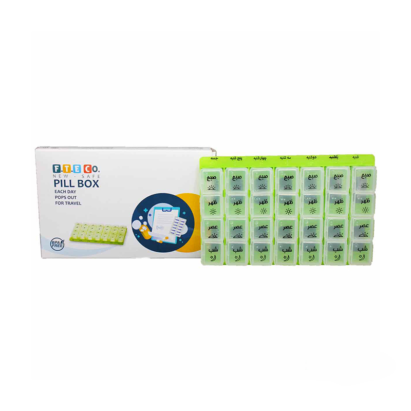 تقویم دارویی هفتگی - روزانه F.T.E CO