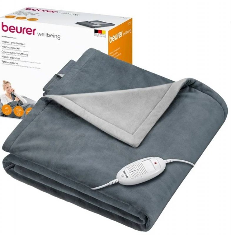 پتو برقی گرما درمانی تک نفره بزرگ بیورر HD75