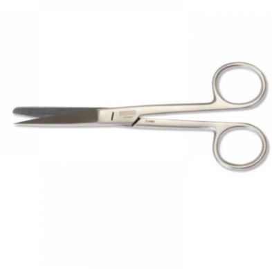 قیچی یک سر تیز 14 سانتی متر صاف برند SURGI TECH