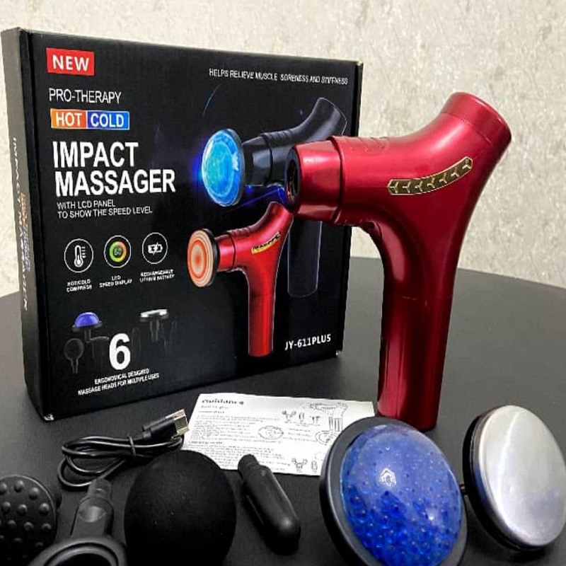 ماساژور تفنگی سرد و گرم 6 سر مدل JY-611 PLUS