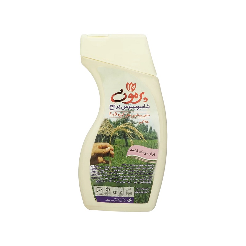 شامپو سبوس برنج پرمون مناسب موهای خشک