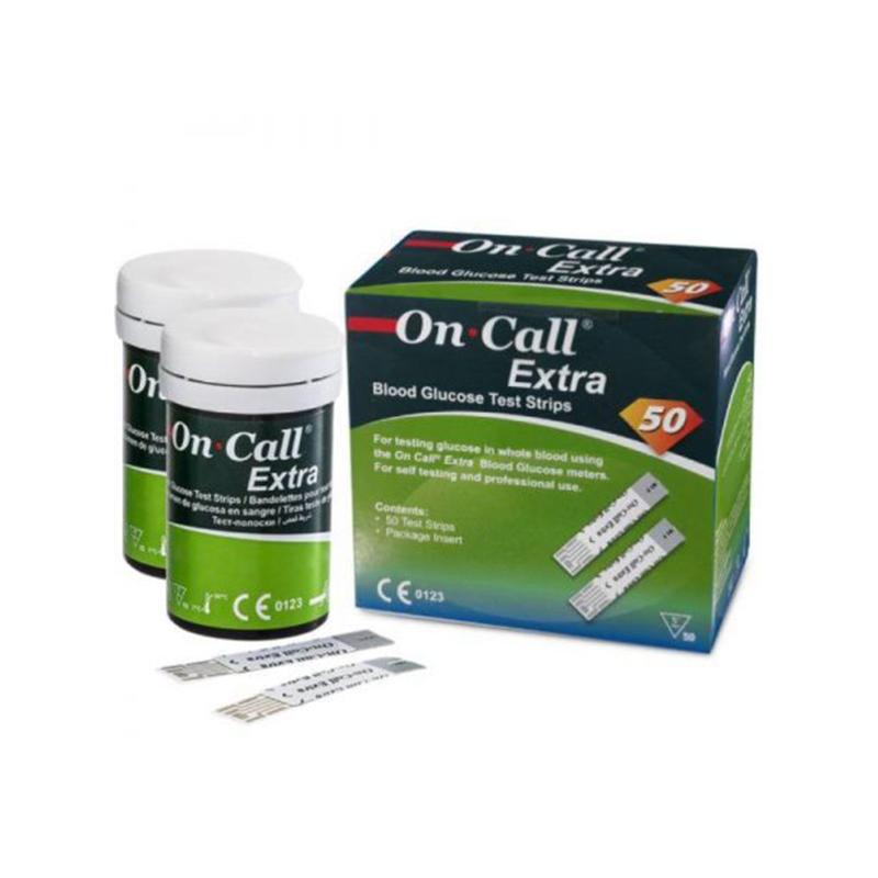 نوار تست قند خون آنکال اکسترا بسته 50 عددی