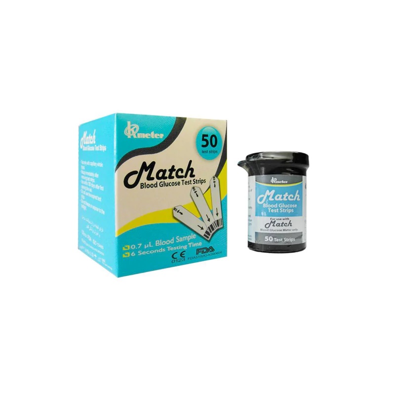 نوار تست قند خون مچ بسته 50 عددی