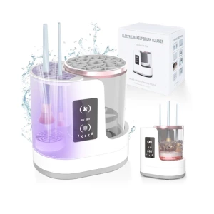 دستگاه چند کاره شستشو براش و پد آرایشی برقی