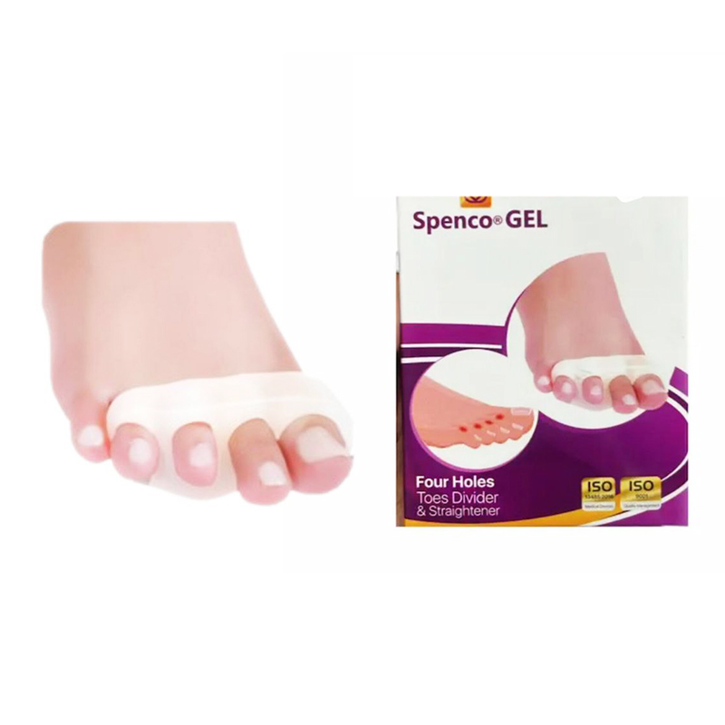 پد جداکننده انگشتان پا مدل چهار حلقه اسپنکو ژل کد 1019