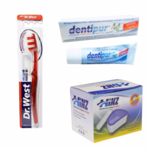 پکیج حرفه ای بهداشت دندان مصنوعی