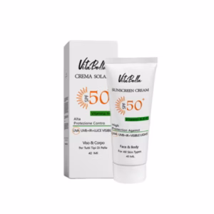 کرم ضد آفتاب spf۵۰ بی رنگ حجم ۴۰ میل ویتابلا