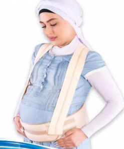 شکم بند دوران بارداری با بند شانه‌ای 4114 تن یار طب